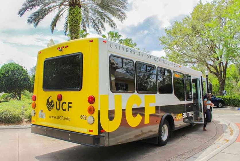 UCF campus shuttle