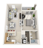1 Bed 1 Bath