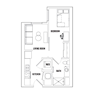 1 Bed - 1 Bath