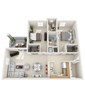 2 Bed 2 Bath