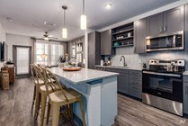 The Addison Gateway model kitchen