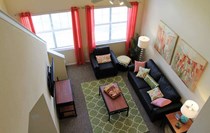 Loft Style Apartments Available with 25 Foot Vaulted Ceilings (4x4 Shown Here)