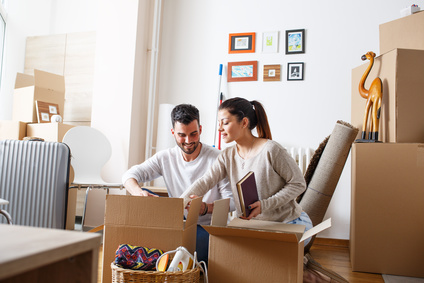 Couple Moving in