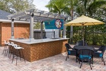 Outdoor Grill and Dining Area