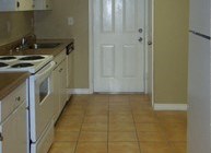 Kitchen with Stove and Fridge